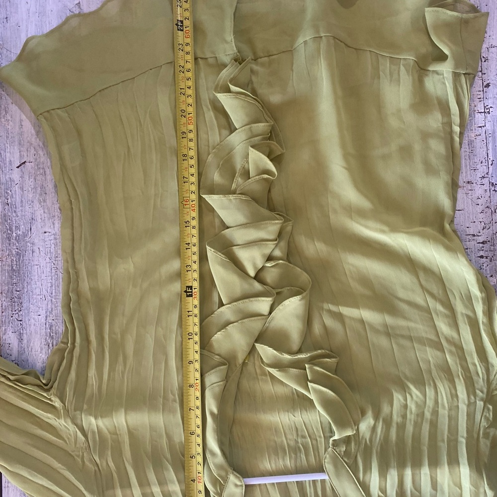 Style & Co. Light Green Ruffled Blouse - Picture 7 of 7